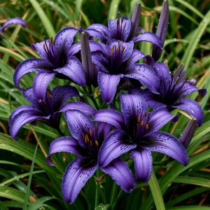 Лилейник Блю Айрис купить по цене от 324р. в интернет-магазине «Посадика» с доставкой почтой в в Таштаголе и по всей России – [изображение №1].